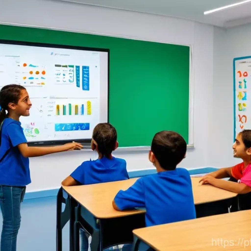 코딩교육지도사 커리큘럼 개발 팁 - **"Young Portuguese coders showcase their creativity in a vibrant classroom setting. A diverse group...